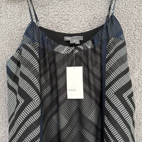Vince Graphic Print Silk Cami - Picture 6 of 9